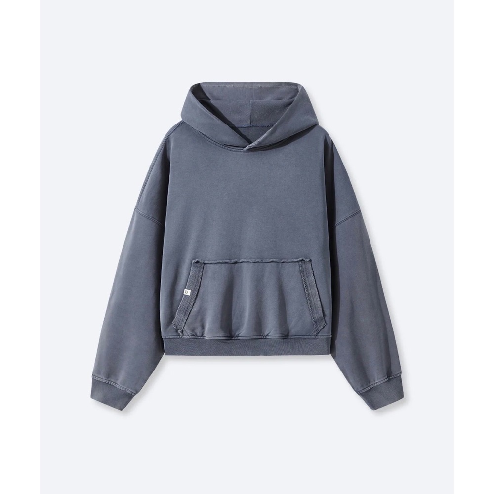 Drmers Club In Progress Reversible Hoodie V1.02 Heavy Grey Graphic NWT